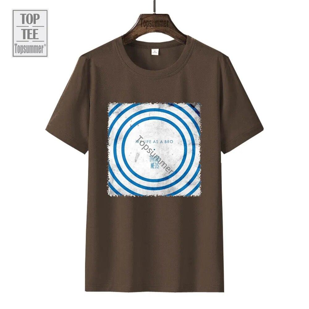 Mitt liv som en bro-album t-shirt Taking Meds Tour t-shirt Unisex Hip Hop Rock kortärmad t-shirt FeUnisex Svarta kläder