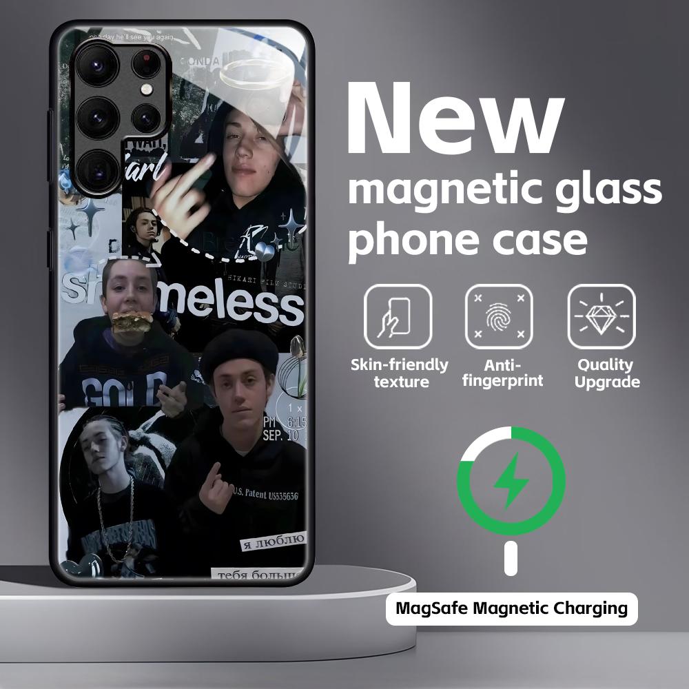 Classic movies Shameless Phone Case For Samsung S26 S25 S24 S23 S22 S21 Plus Ultra Note20 Glass Magnetic Case