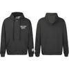 Graffiti Letter Print Hooded Sweatshirt Jacket Men Loose Fit Streetwear Long Sleeve Cotton Pullover