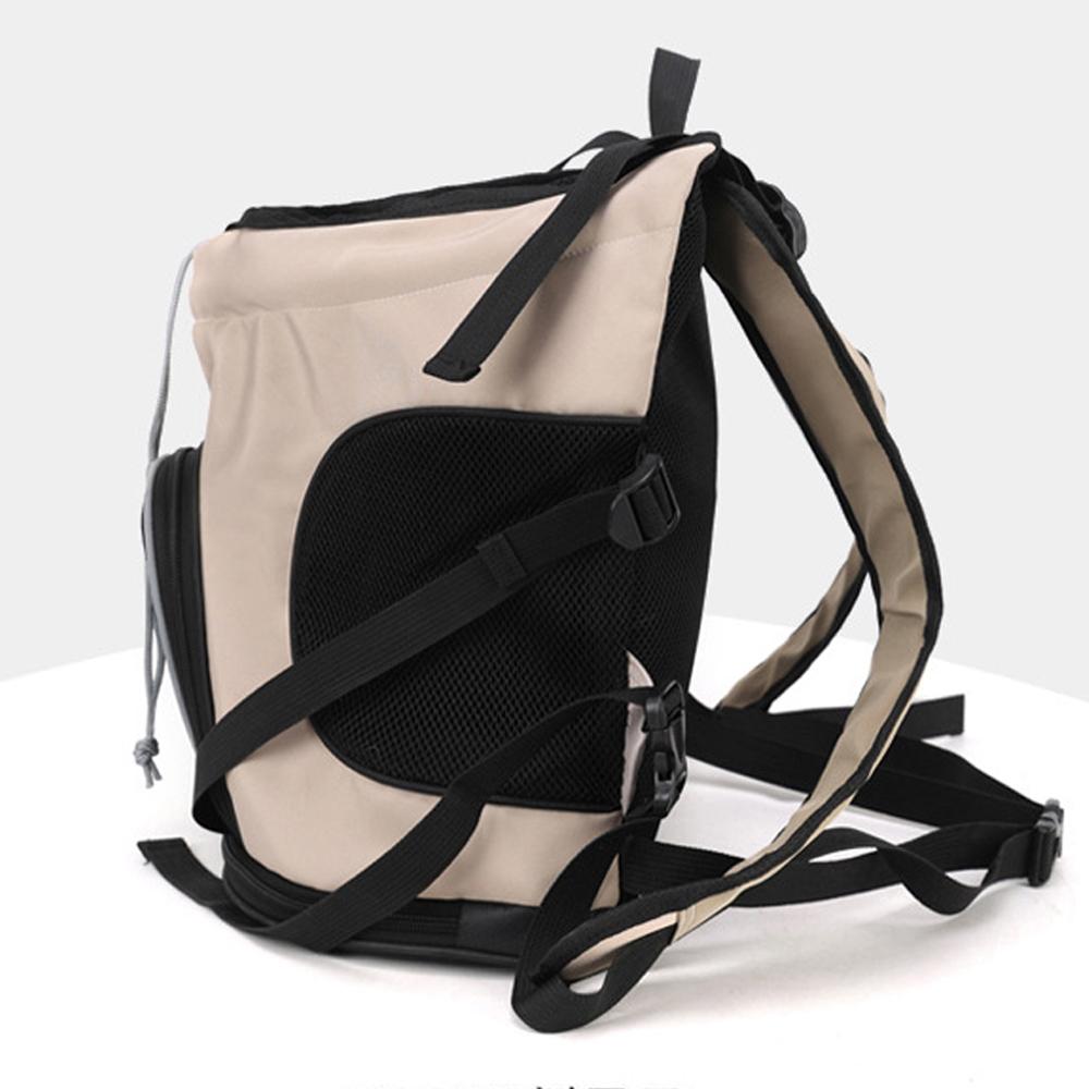 Resväska för husdjur, valp, kattunge, seleväska, frambärarkasse för katt, liten hund, andningsbar canvas, bärbar ryggsäck, axelrem