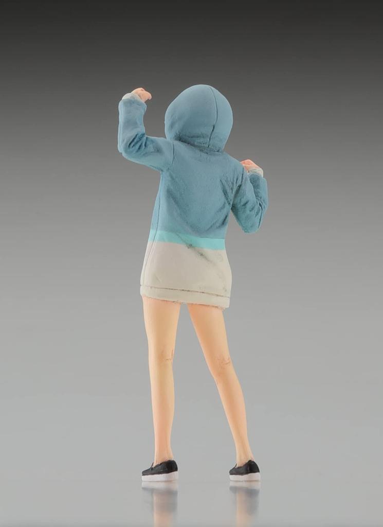 Hasegawa Creator Works Series Mechatro Chunk Grayish Mint Support Girl scale plastic model 64793 No.02 + 1/35 color-coded