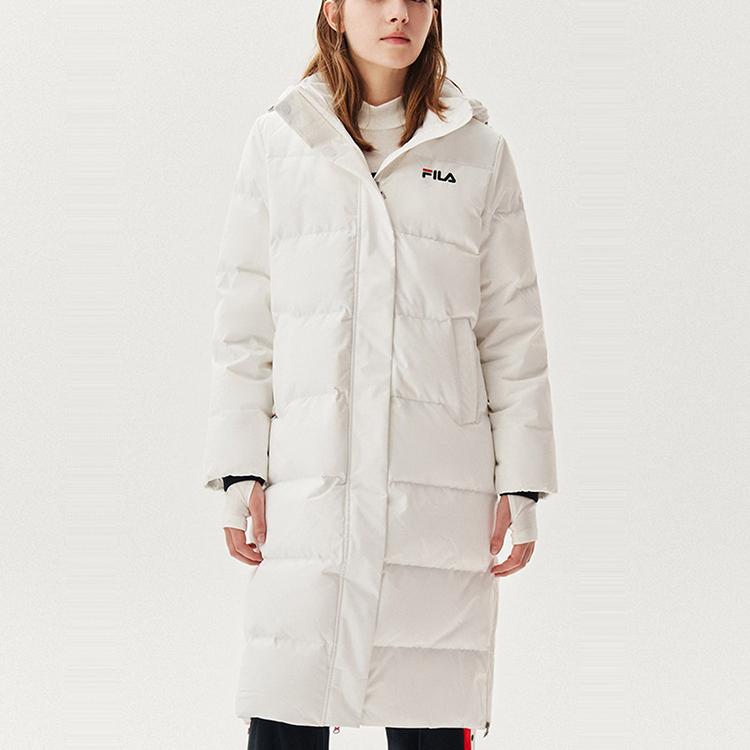 New FILA Down Jacket Winter Unisex White F11W048956F-WT