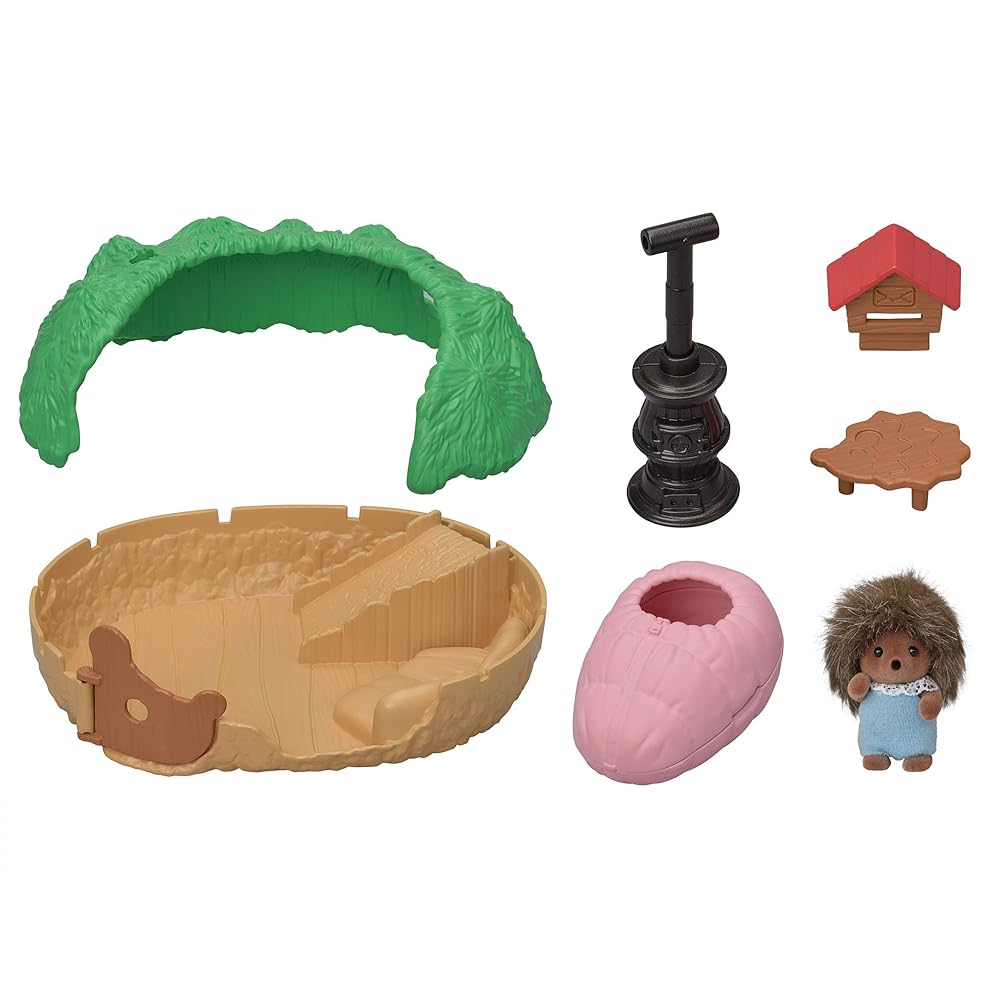 Sylvanian Families Family Trip Playset Cute Secret House Set 3 Years and Up Dollhouse Toy