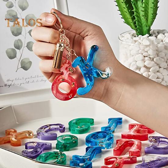 

1 шт./1 компл. форма для эпоксидной смолы с антипригарным покрытием DIY Изготовление изысканное мастерство удобная большая силиконовая форма с алфавитом для украшения вечеринки