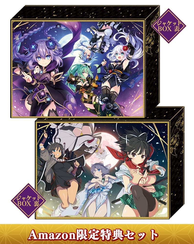 Senran Ninja Ninja Wars Neptunia Echoes Nep Nep Shinobi Moe Picture Box PS4 Reversible Jacket Box with Mirrored Illustrations by Tsunako and Minami
