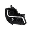 LED Super Bright Hercules Dual Lens Headlight Assembly with Daytime Running Lights & Turn Signal for Dongfeng Tianlong.