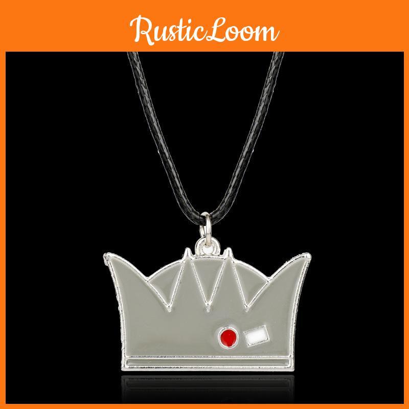 Riverdale Crown Pendant Necklace With Alloy Material For Gift And Fashion Accessory