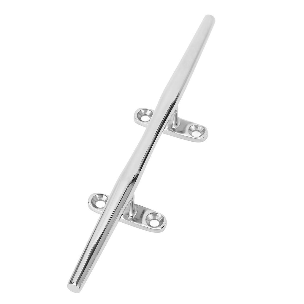 Boat Cleat 316 Stainless Steel High Polished 12in Round Marine Grade Rope Cleat for Yacht Speedboat 
