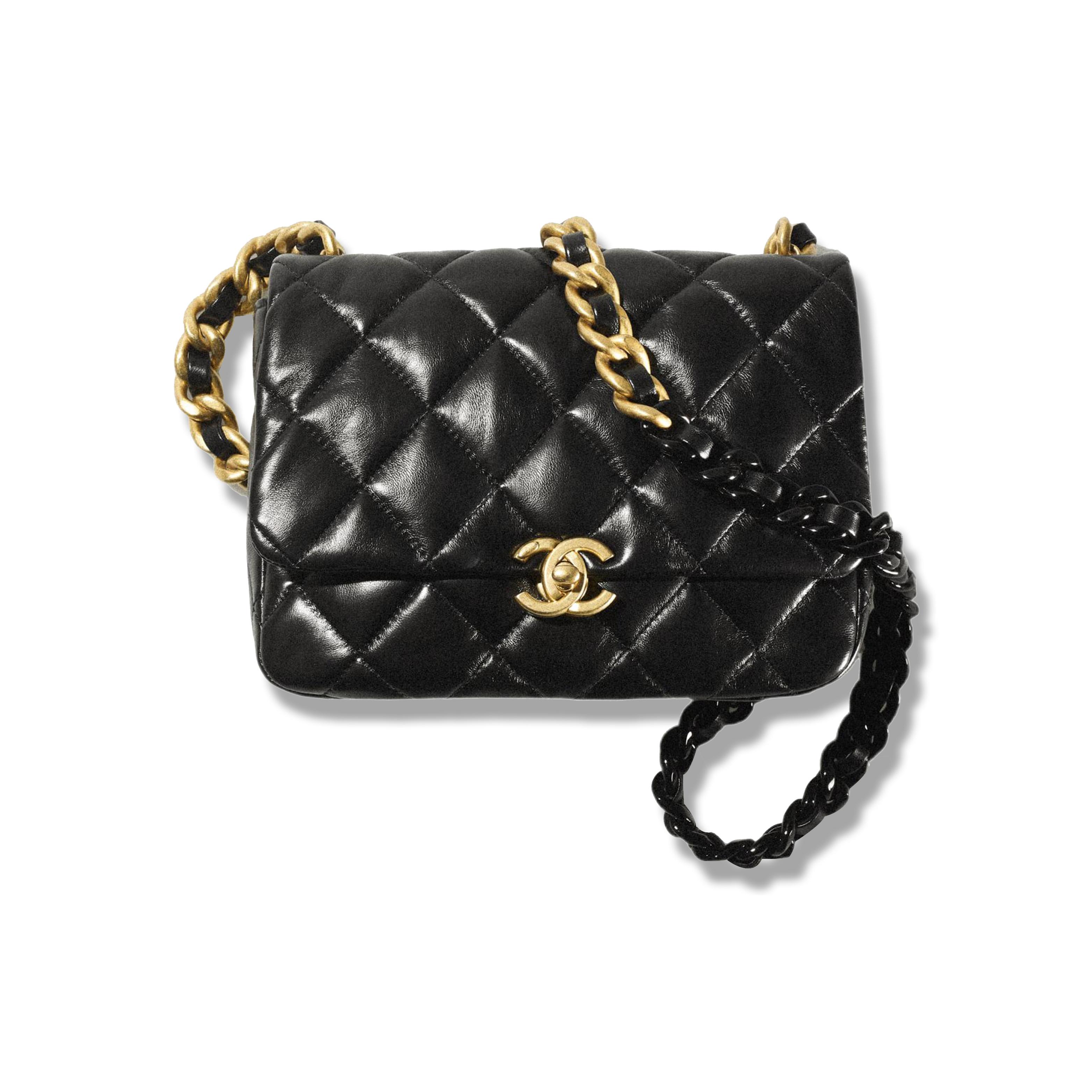 

Chanel Золота Пряжка Лакірована Металева Текстура Ланцюжок Плечовий Ремінь Шкіряний Ланцюжок Ромбоподібний Візерунок Овеча Шкіра Сумка з Клапаном Сумка-Месенджер Box(Basic Set+Box)