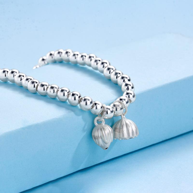 Two Worlds Huan Bracelet Women's Round Bead Bracelet New Chinese Ins Wind Bracelet Lotus Pond Beaded Jewelry