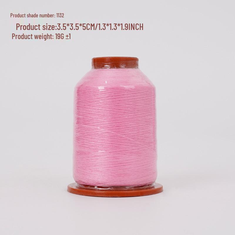 Polyester Sewing Thread: 100 Colors, 500 Yards, Fine Two-Strand, High-Speed, for Hand Sewing