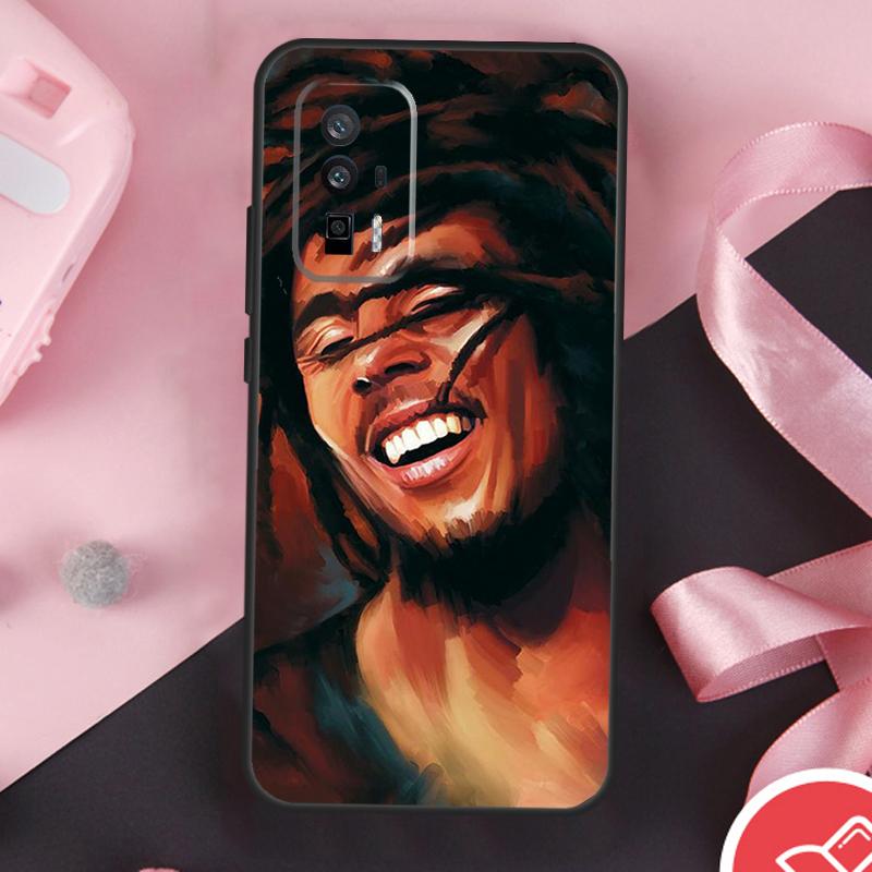 Bob Marley Case For Xiaomi 14 Ultra Mi 15 Pro 13 11T 12T 13T 14T POCO X7 Pro X3 X5 X6 F5 F6 F7 Cover