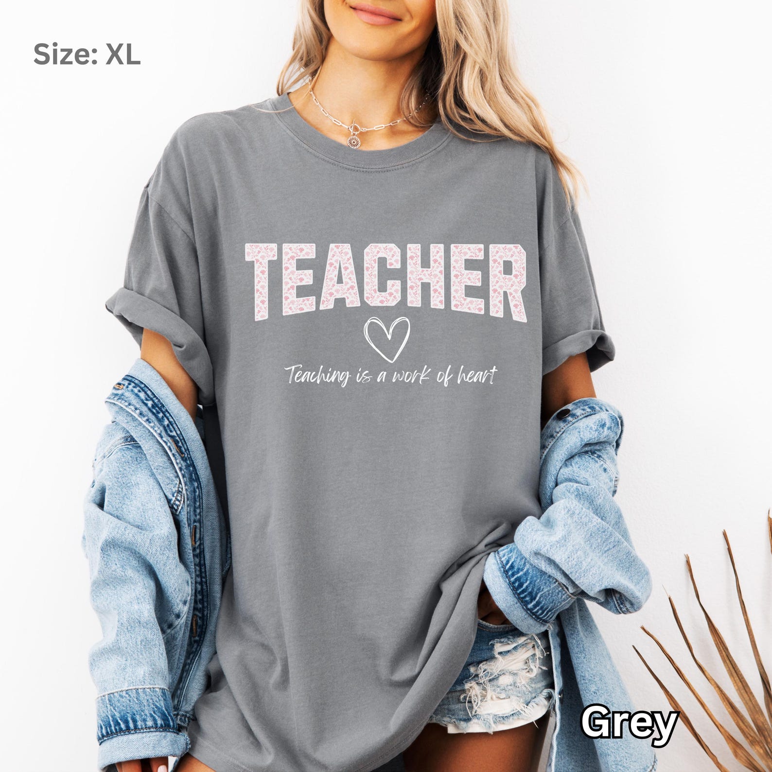 Teacher Appreciation T-Shirt: Ethically Harvested US Cotton Educator Gift 4XL