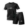 T-shirt + Shorts Urban Casual Tracksuit for Men 2026 Summer Short Sleeve Tees and Shorts Male Home Outdoor Comfort Cool Outfits