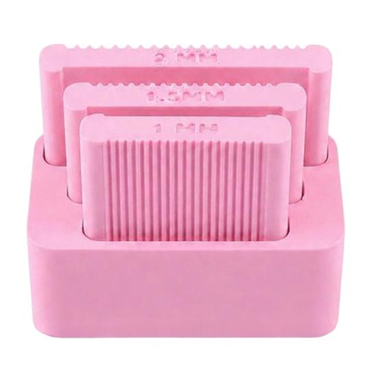 Clay Ball Shaping Device 3Pcs 1/1.5/2MM Mini Polymer Bead Maker, Strip Rolling Mold, Jewelry Making Supplies Beads Tool for DIY Bracelet Necklace