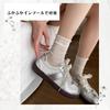 Maison de TAO Women's Lace Sneakers, Stylish Platform Ribbon Lace-Up Shoes, Cute Casual Shoes, Comfortable to Walk in, Non-Slip (Pink, Size 24.5 cm)