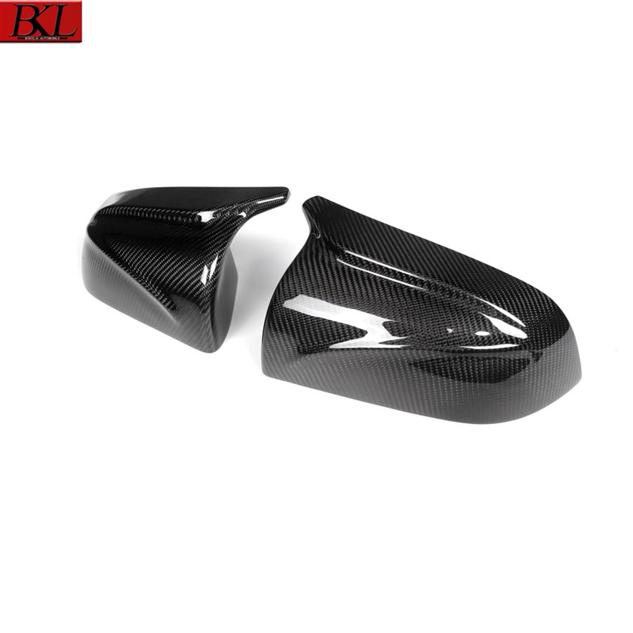 SGD4  For Tesla Model 3 Carbon Fiber Mirror Cover Car Rearview Mirror Housing Black Glossy Finish Modification and Upgrade Body Kit