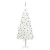 VidaXL Artificial Christmas Tree with LEDs and Balls White 210 Cm 3077721