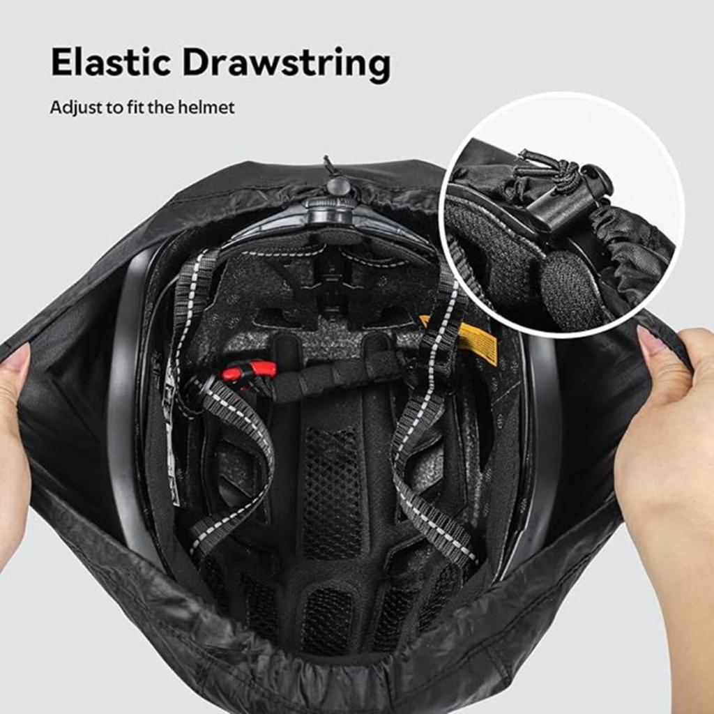 Waterproof Bike Helmet  with Reflective Strip Cycling Bicycle Helmet Rain Cover Road Bicycle Casque Water Snow Cover