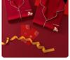 2026 Year of the Horse: Red Zodiac Pajamas Set for Newlywed Couples