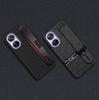 Shockproof Geometry Phone Case For Blackview A200 Pro Simple Back Cover Dirt-resistant Wristband Silicone Plain Color