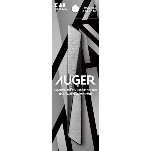 Kai corporation auger nail file  auger mens nail file nail care double-sided type care  stainless steel black