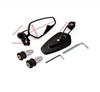 1 Pair Universal Motorcycle Aluminum Mirrors Handle Bar End for YAMAHA FZ6S FZ6N FZ6R YBR 125 MT-03 MT-25 FAZER600,2pcs.