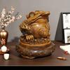 Golden Seven-Star Toad Figurine: Wealth Attraction Decor for Office or Housewarming Gift