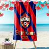 Name Custom PFC CSKA Moscow Logo Print Beach Towel, Large Soft Quick Dry Towel for Beach Camping Swimming