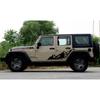 2Pcs Graphic Snow Mountain Car Sticker Auto Side Skirt Decal For Jeep Wrangler