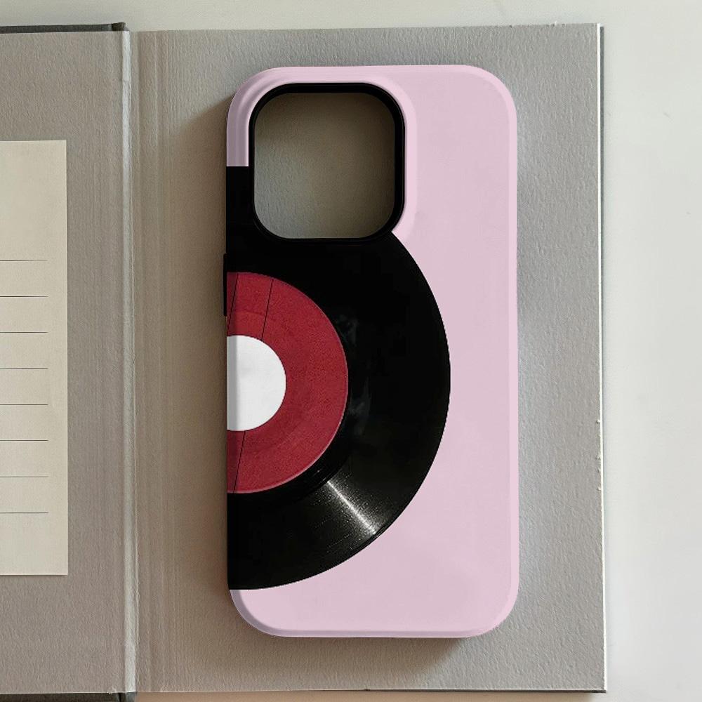 Luxury Retro Red Album Phone Case for iPhone 17 16 15 14 13 12 11 X XS XR XSMAX Air Pro Max Plus Luxury Double-layer Back Cover