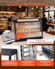 VEVOR 3-Tier Commercial Food Warmer Display, 1400W Food Display Warmer with LED Light, Top Storage and Adjustable Shelves