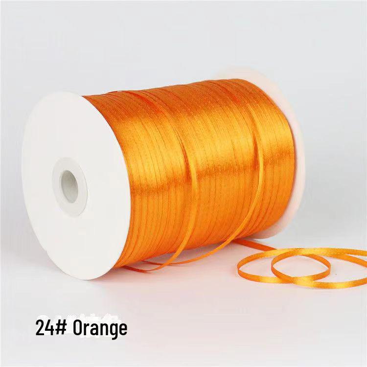 0.3cm Satin Ribbon for Bookmarks, Hair & Balloon Accessories, and Gift Packaging Bow.