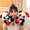 Cute Christmas Panda Plush Doll: Big Panda Hug Pillow Mascot