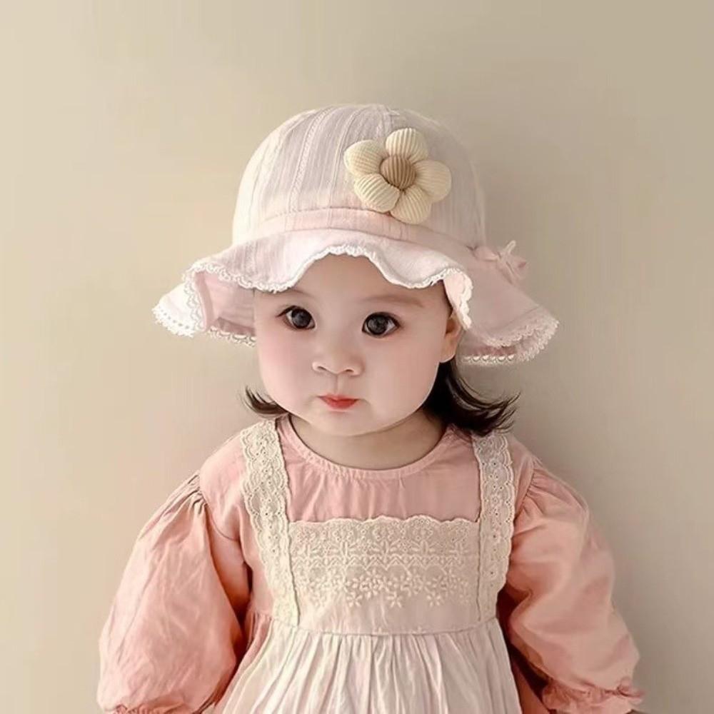Sun Protection Infants Bonnets Breathable Baby Sun Hat Cute Fisherman Hat  Spring Autumn