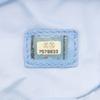 Chanel New Travel Line Handbag A15973 Light Blue Nylon Canvas Women Used