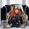 1pc, Merida Inspired Home Decor Blanket Perfect for Couch, Bed, Travel, Camping, Car, Beach, Office Nap Soft Flannel Throw with Fantasy
