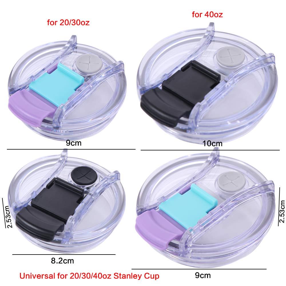 2Pcs Leak-proof Car Cup Lid Spill Proof Tumbler Cover Practical Tumbler Cup Cap  Bottle