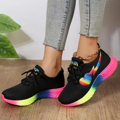 Pantofi Dama Modă Casual Sport Pantofi Sport Dama Plasă Respirabilă Talpă Groasă Uitați de Plasă Pantofi Vulcanizați Dama