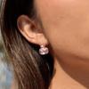 Gold Plated Hoop Earrings Stainless Steel Dangle Earrings Trendy Stud Earrings  for Women