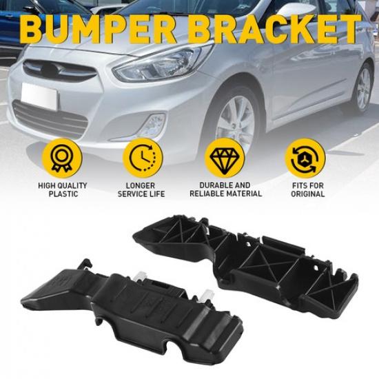 2PCS Front Bumper Bracket For Hyundai 2012-2017 Accent Driver & Passenger Side V