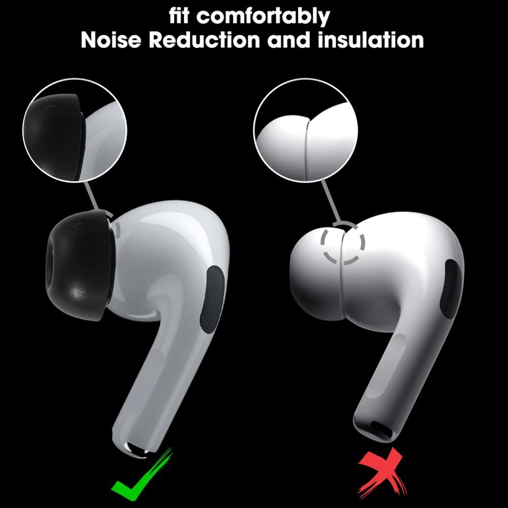Soft Silicone Ear Tip for Airpods Pro 3rd Protective Earbuds Cover with Noise Reduction Hole Ear-pads  with Box for AirPods Pro3