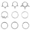 316L Seamless Open Nose Ring Hoop - European & American Style Body Piercing Jewelry