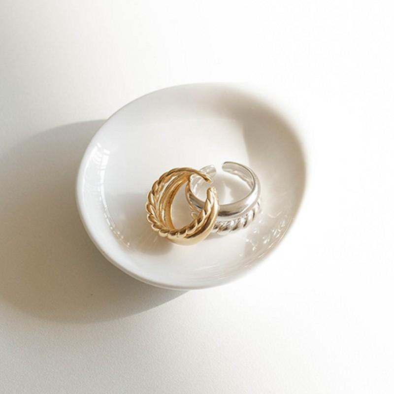 Silver Fashionable S925 Twisted Finger Ring Open Design For Birthday Gifts Or Accessories Stylish