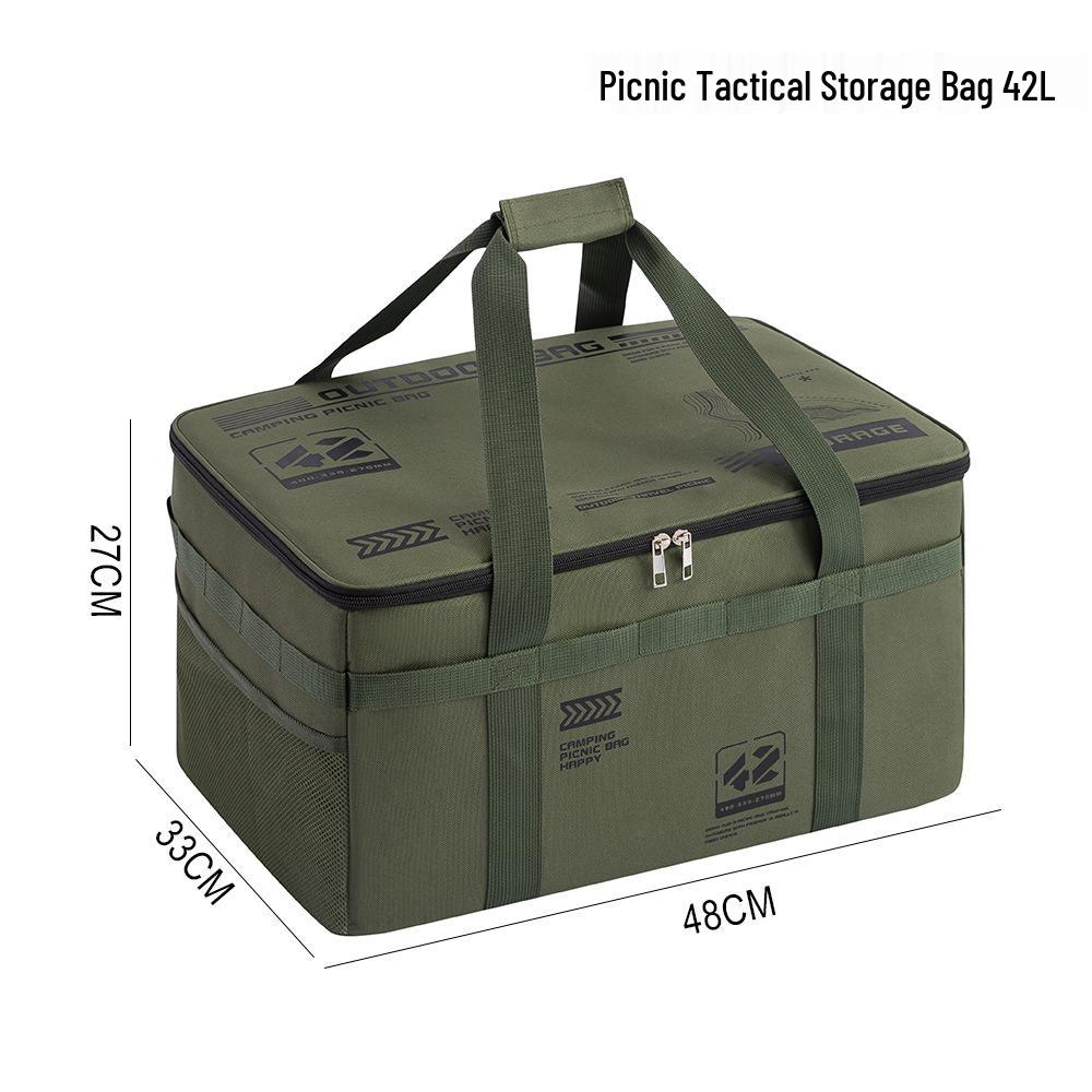 Stor kapacitet utomhus hopfällbar förvaringslåda för bestick och köksredskap