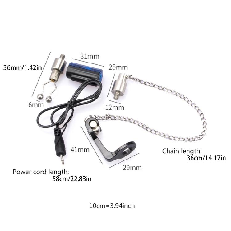 Fishing Biting Alarm Indicator Fish Biting Alarm LED Illuminates Indicators Daytime Night Indicator with LED Light Enduring