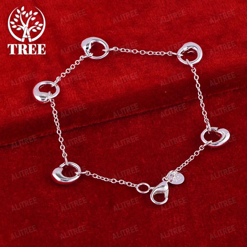 Hot-Selling Original 925 Sterling Silver Water Drop Bracelet For Men Women Birthday Anniversaries Party Jewelry Accessories