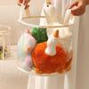Transparenter Kinder Spielzeug Aufbewahrungskorb Große Größe Spielzeug Aufbewahrungstasche Große Kapazität Haushalts Multifunktionaler Aufbewahrungskorb