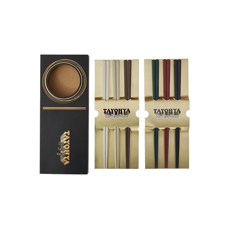 Tayohya Cherry Blossom Japanese Alloy Chopsticks Gift Set