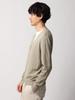 Good Spec Knit Cardigan / V-neck / Washable / High-twist cotton acrylic jersey / Plain